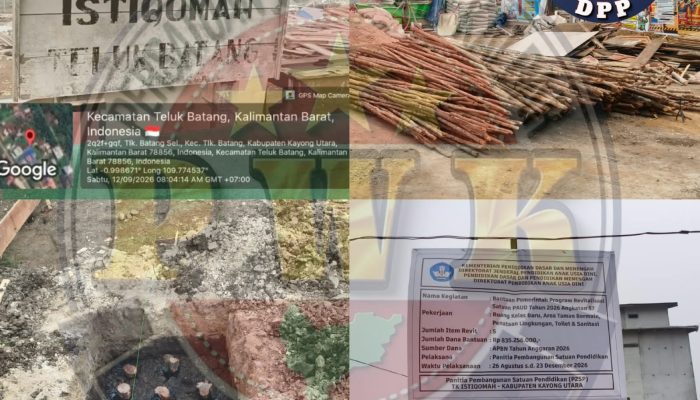 Skandal Proyek TK Istiqomah: APBN Ratusan Juta Diduga Membiayai Perusakan Mangrove dan Pembelian Lahan Ilegal